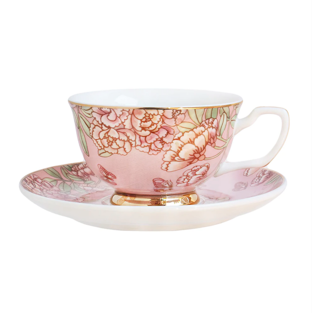 Enchanted Butterfly Teacup & Saucer
