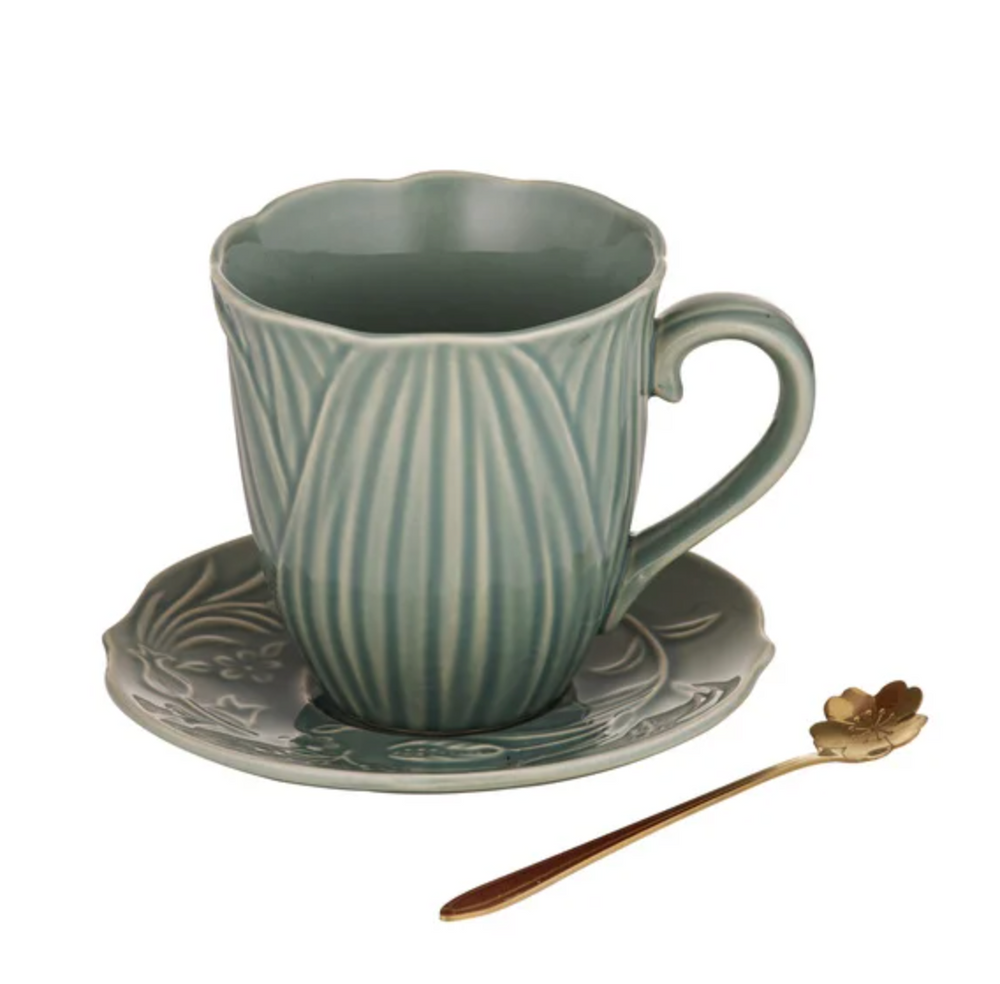 
                  
                    Ashdene Petals Mug, Saucer + Spoon Set
                  
                