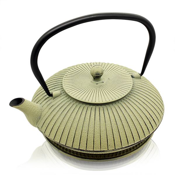 Modan Olive Cast Iron Teapot