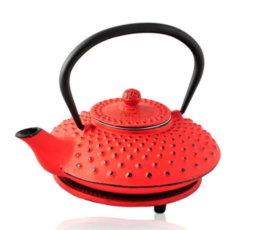 Fuyu Red Cast Iron Teapot