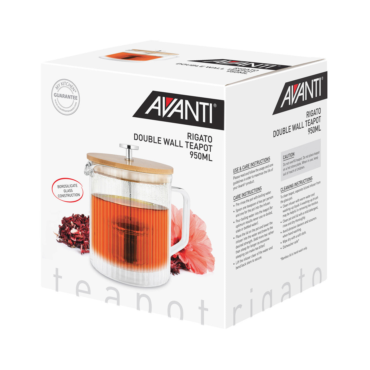 
                  
                    Avanti Rigato Double Wall Teapot (950ml)
                  
                