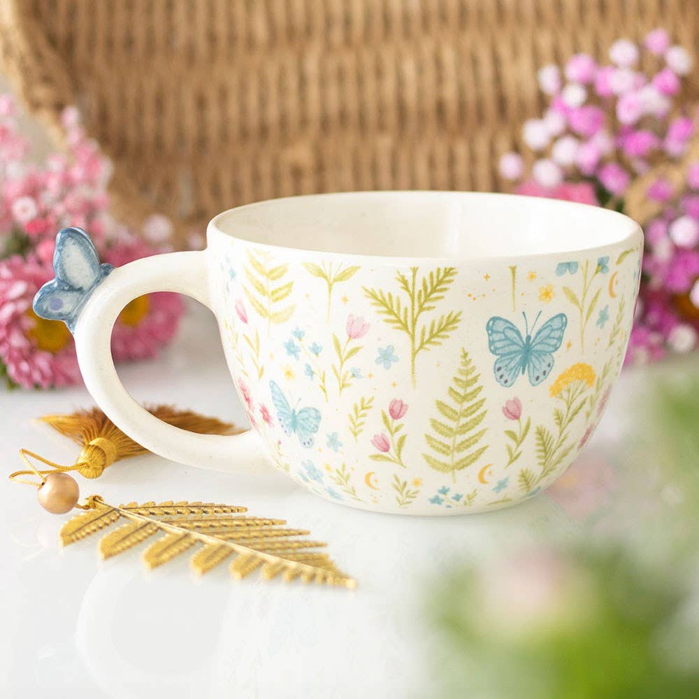 
                  
                    'Luna Bloom' Floral Mug
                  
                