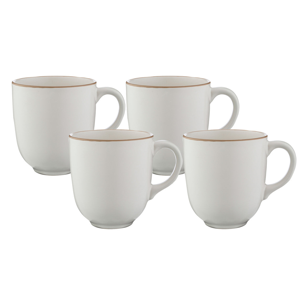 Mason Cash Cream Set of 4 Mugs 400ml