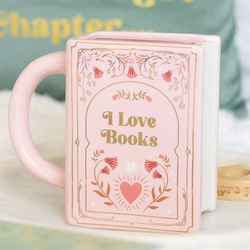 
                  
                    'I Love Books' Pink Book Mug
                  
                