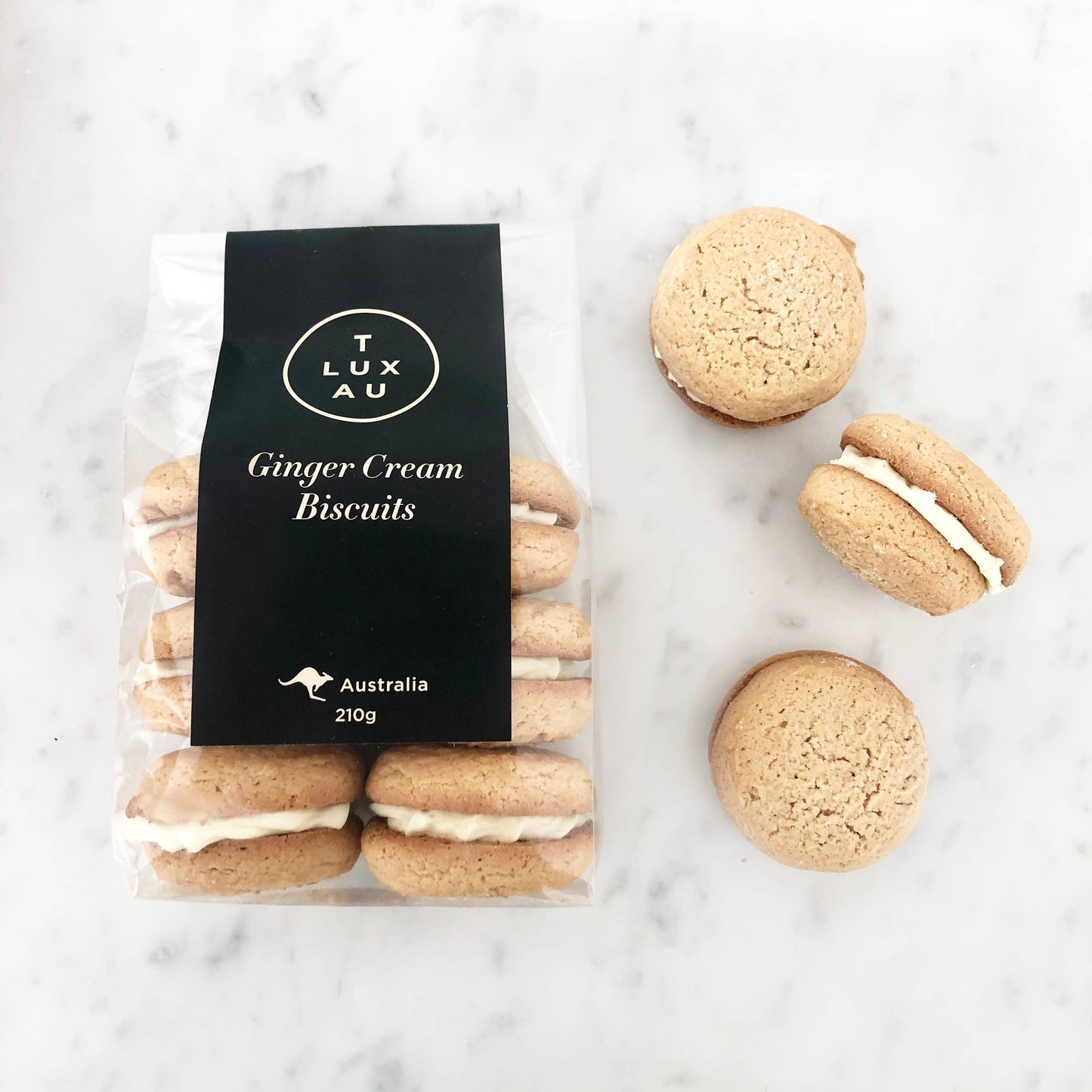 
                  
                    TLUXAU Ginger Cream Biscuits
                  
                