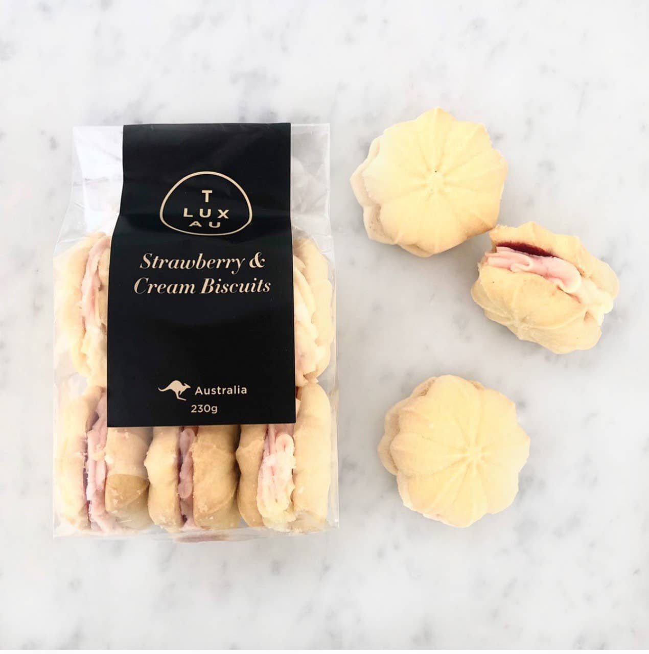 
                  
                    TLUXAU Strawberry & Cream Biscuits
                  
                
