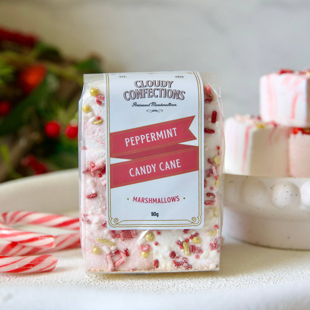 Cloudy Confections Peppermint Candy Cane Marshmallows