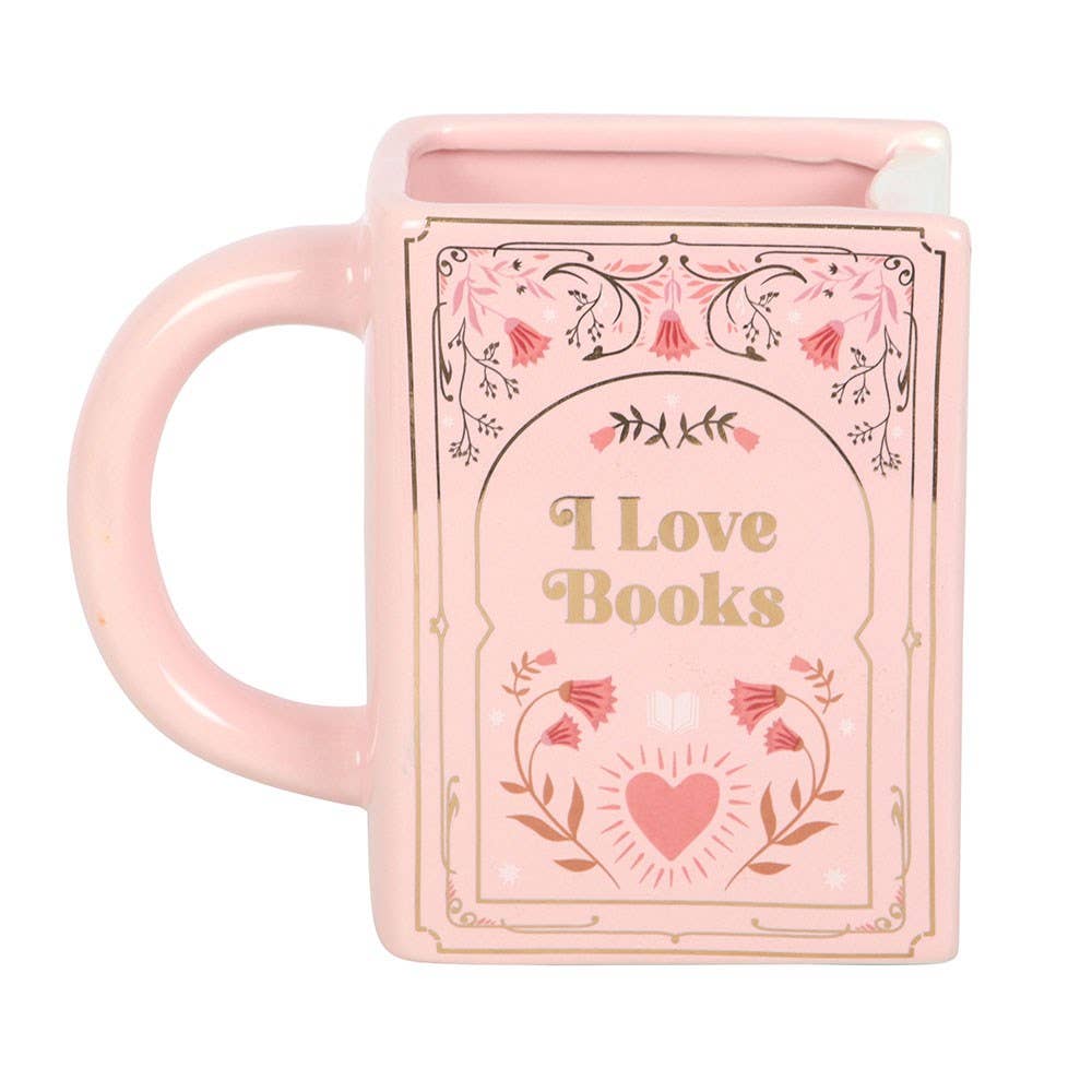 
                  
                    'I Love Books' Pink Book Mug
                  
                