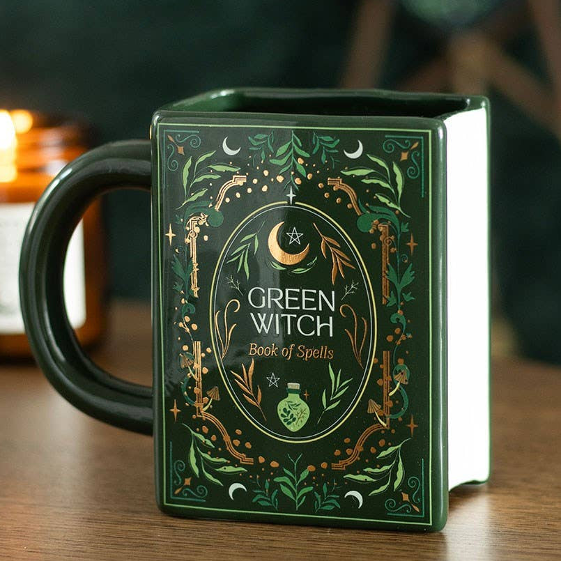 
                  
                    'Green Witch' Book of Spells Mug
                  
                