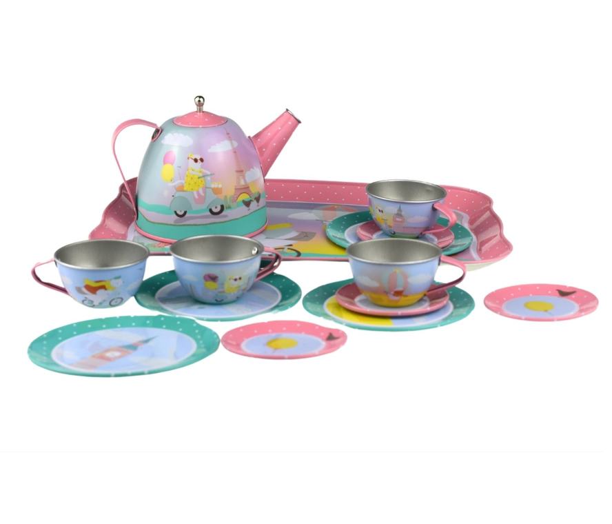 Animal Tourists Children's Tin Tea Set – The Berry Tea Shop
