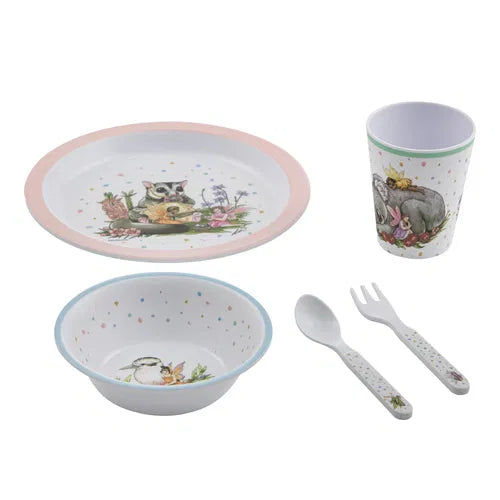 Ashdene 'Aussie Fairies' 5 Piece Dinner Set