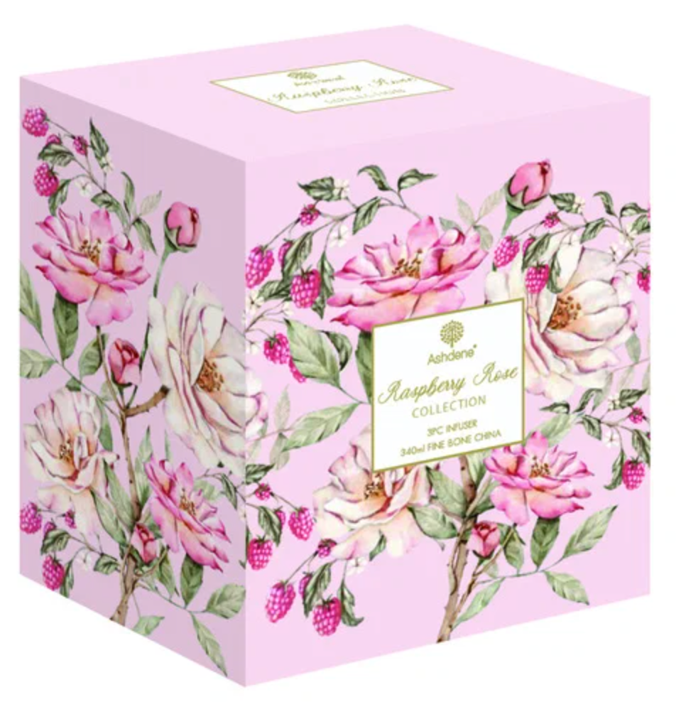 
                  
                    Ashdene 'Raspberry Rose' 3-Piece Infuser Mug
                  
                