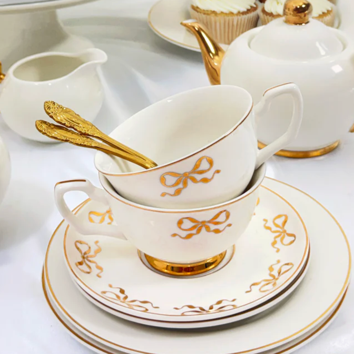 
                  
                    Cristina Re 'Ballet Bow' Teacup & Saucer
                  
                