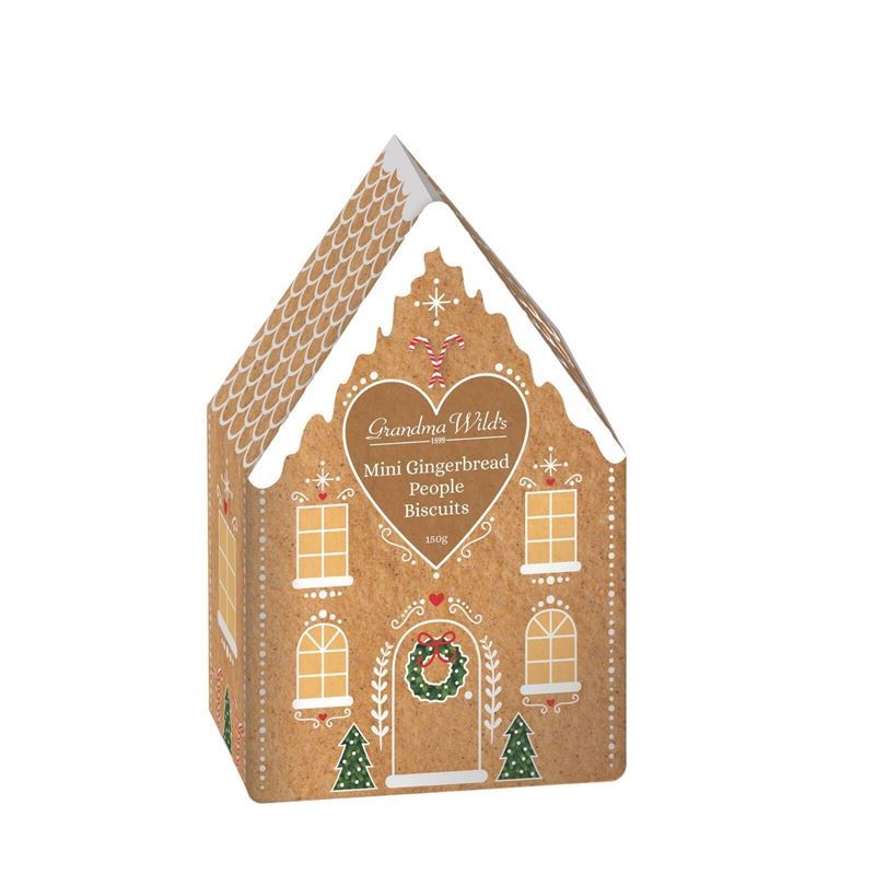 
                  
                    Grandma Wild's Mini Gingerbread People in Gingerbread House Tin
                  
                
