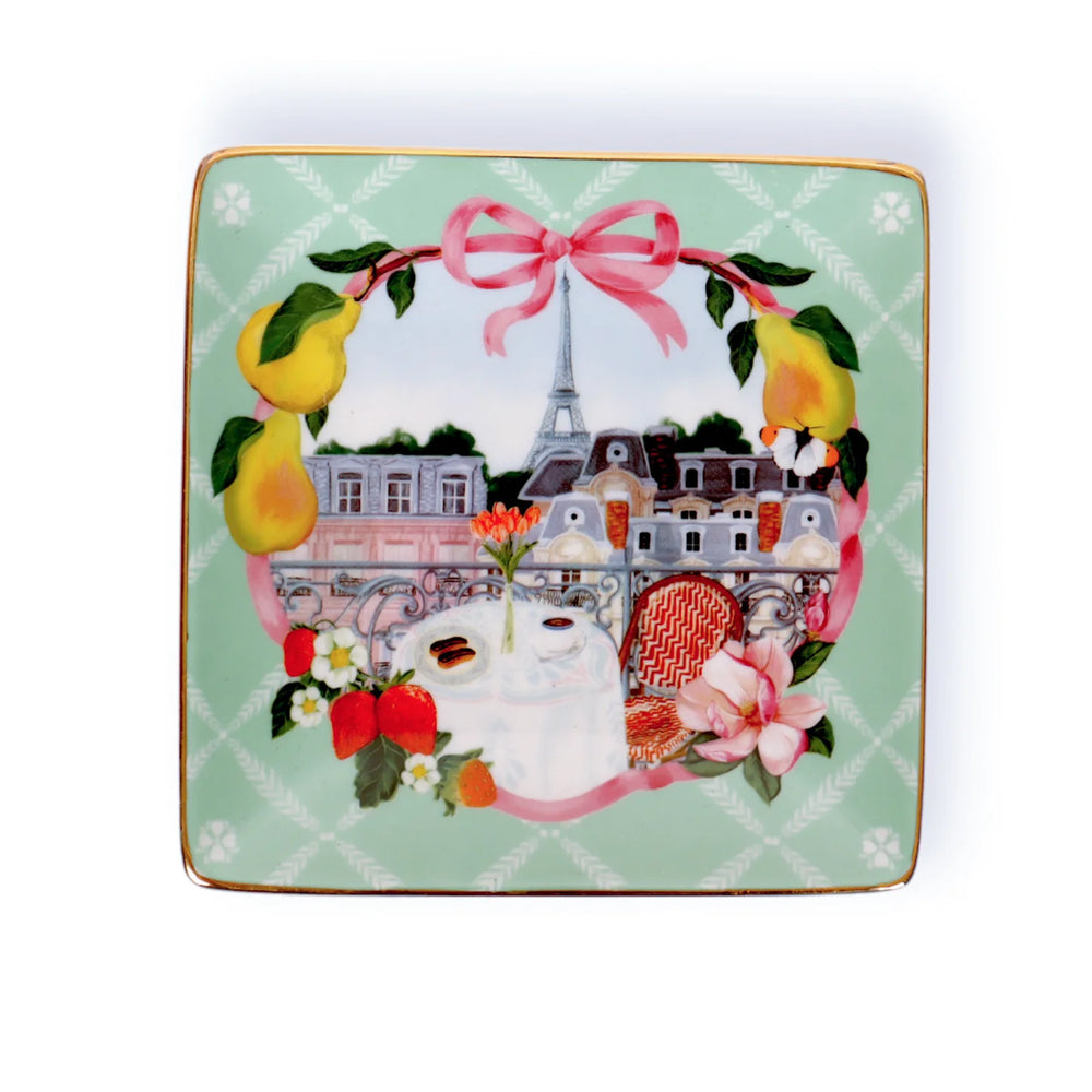 La La Land 'Je t'aime Paris' Square Trinket Tray
