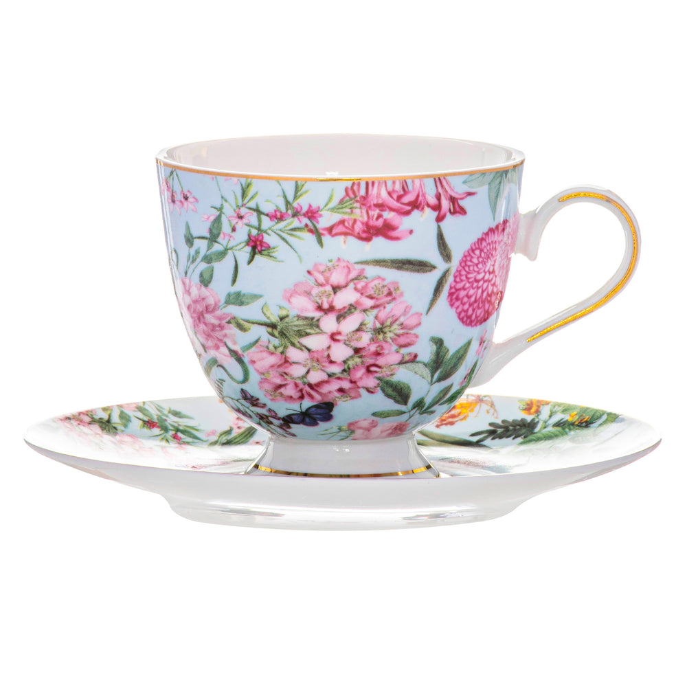 Romantic Garden Tea Cup and Saucer