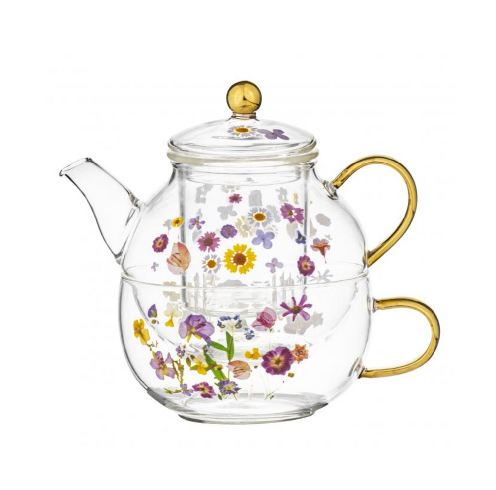 Ashdene Pressed Flowers Tea for One