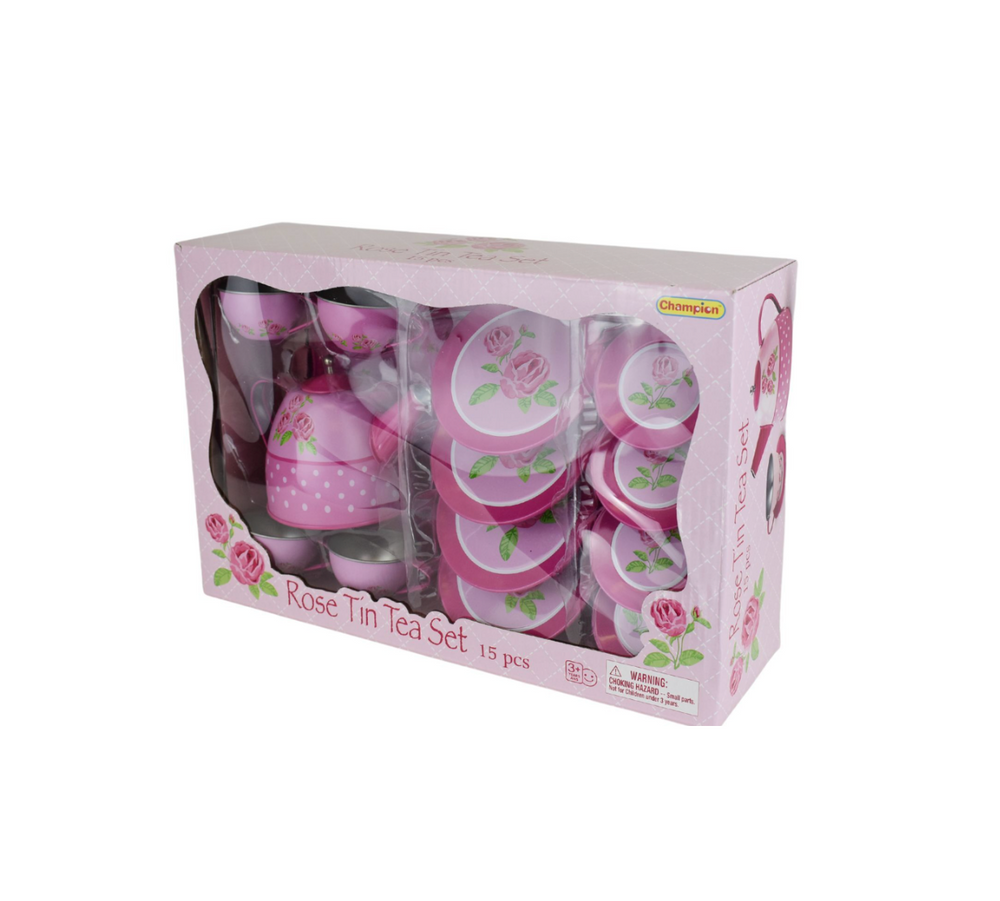 
                  
                    Pink Rose Children's Tin Tea Set
                  
                