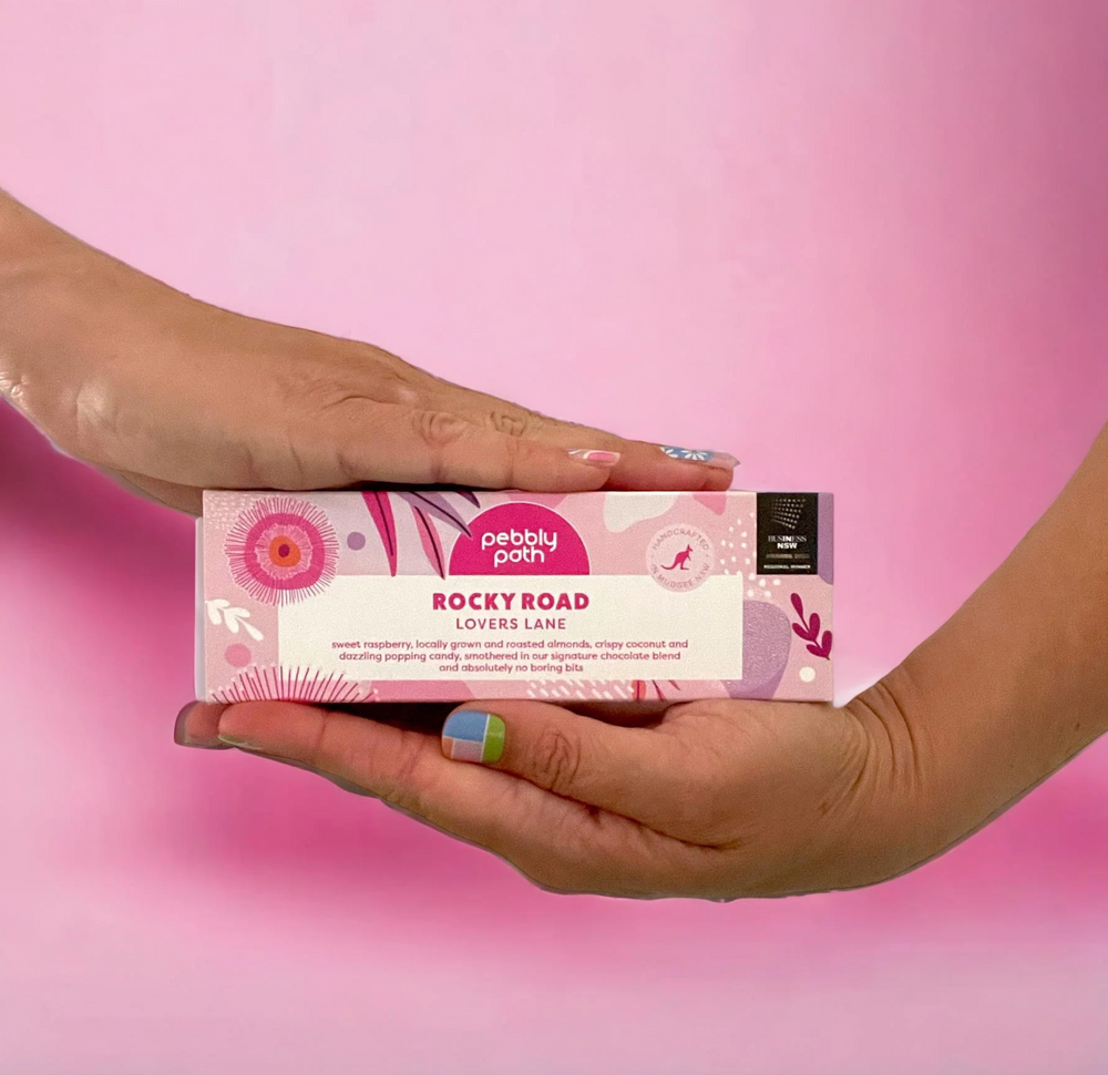 Pebbly Path Rocky Road - Lovers Lane (100g)