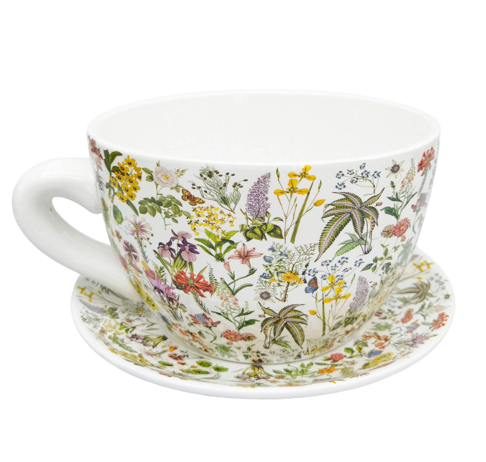 Urban Products 'Botanicals' Tea Cup Planter