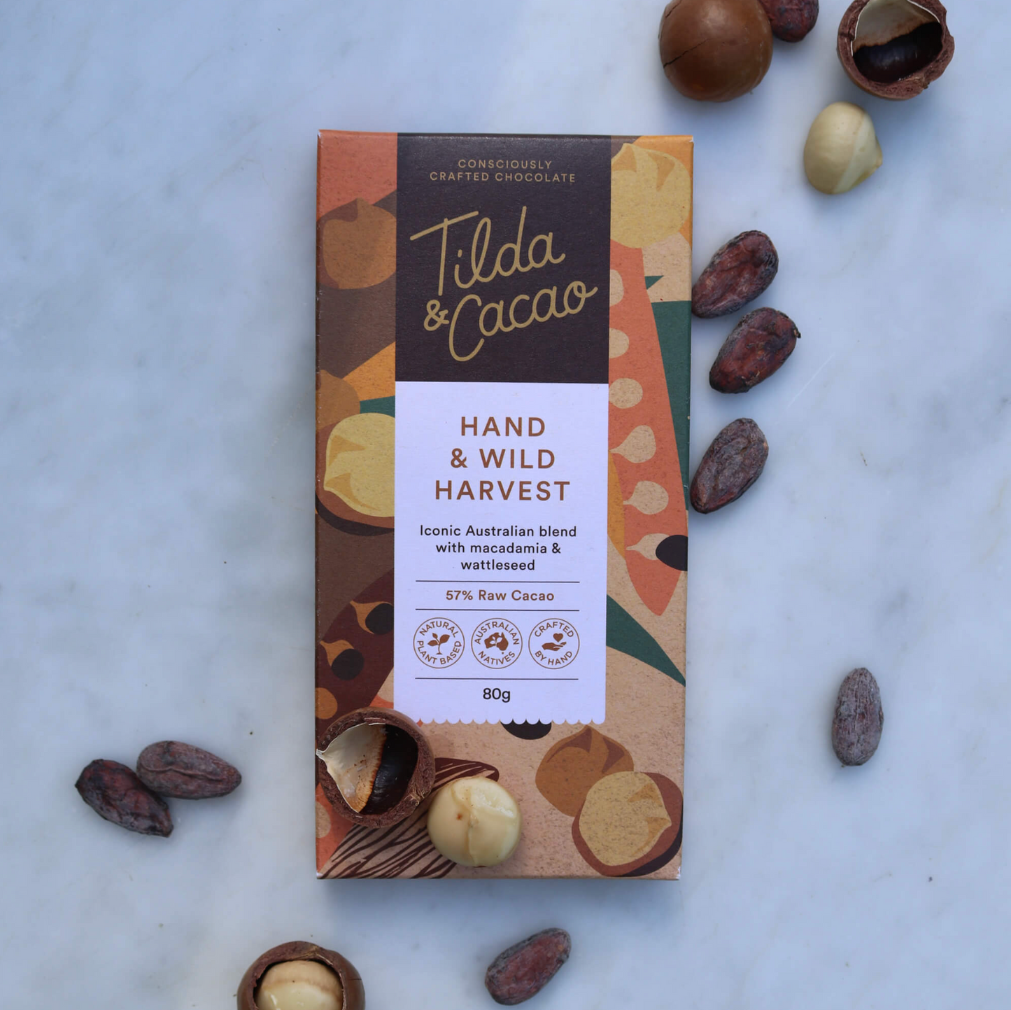 
                  
                    Tilda & Cacao 'Hand & Wild Harvest' Chocolate Bar 80g
                  
                