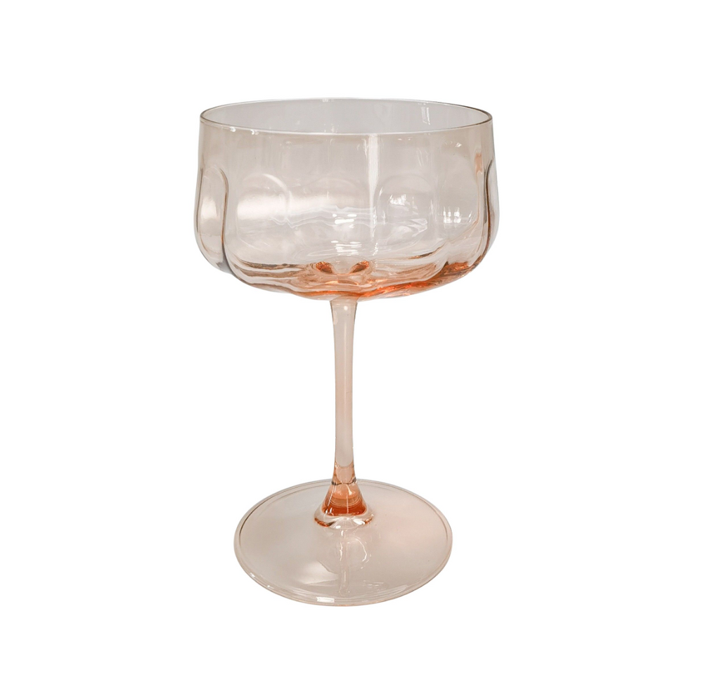 Urban Products Tillie Peach Coupe Glass