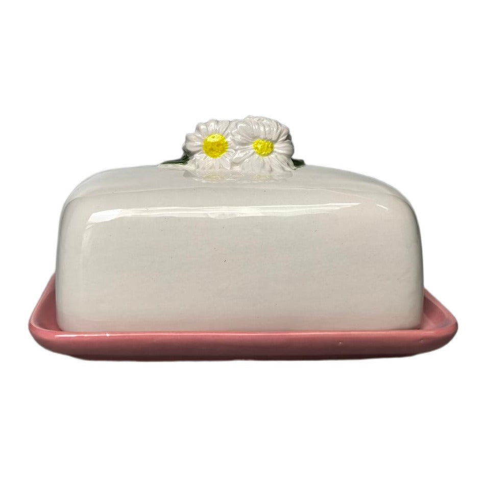 
                  
                    Urban Products Daisy Field Butter Dish, back view
                  
                