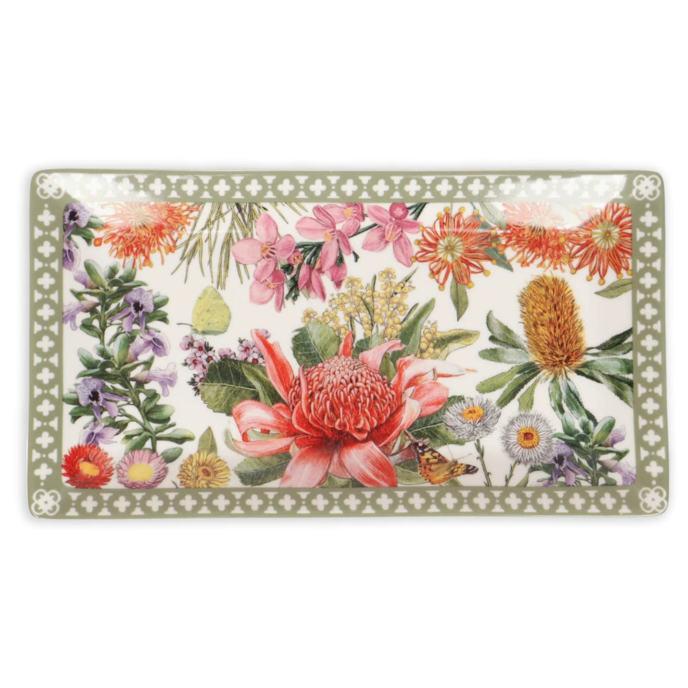 La La Land 'Botanical Blooms' Large Ceramic Tray