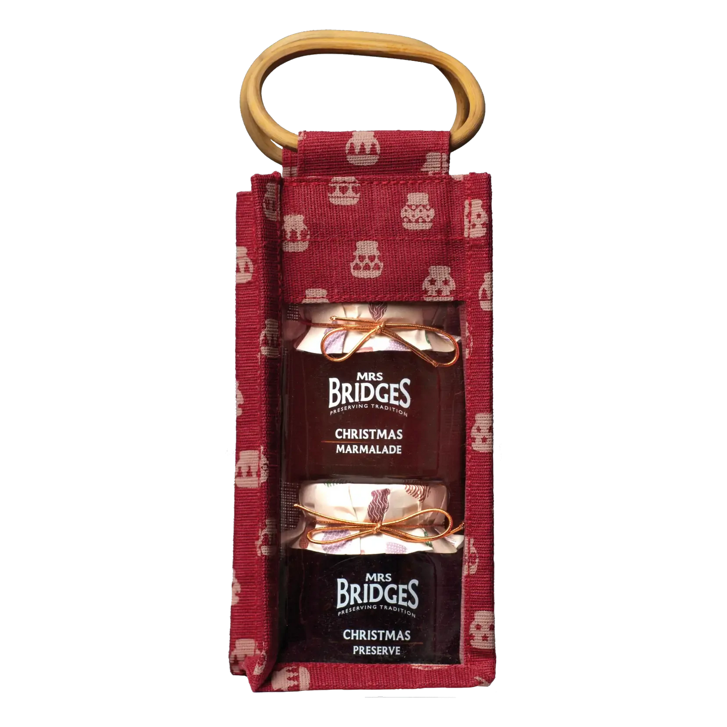 Mrs Bridges Christmas Breakfast Bag with Christmas Marmalade and Christmas Preserve