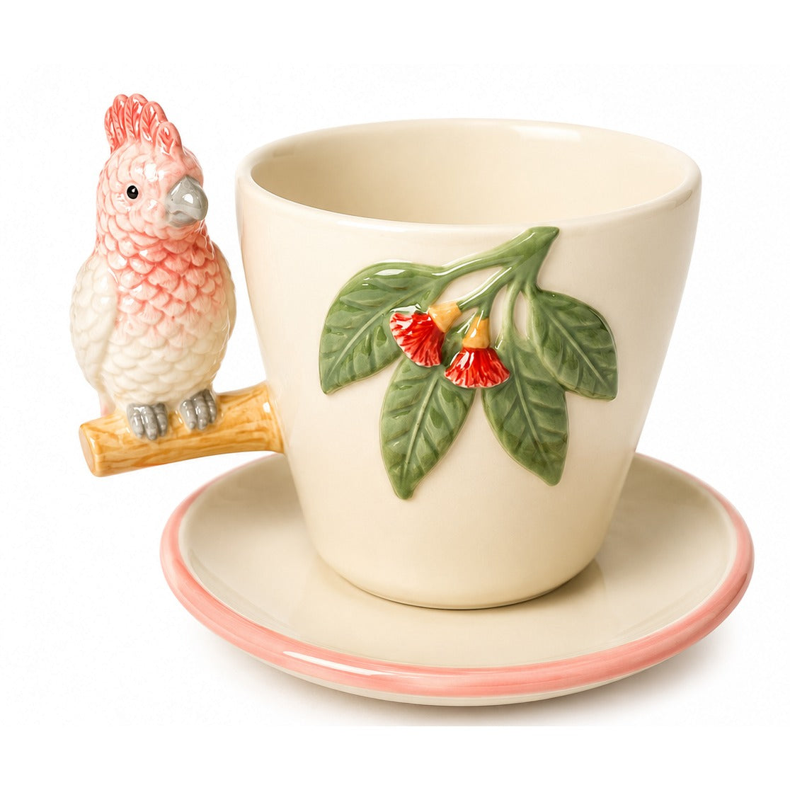 Urban Products Rosie Tea Cup & Saucer