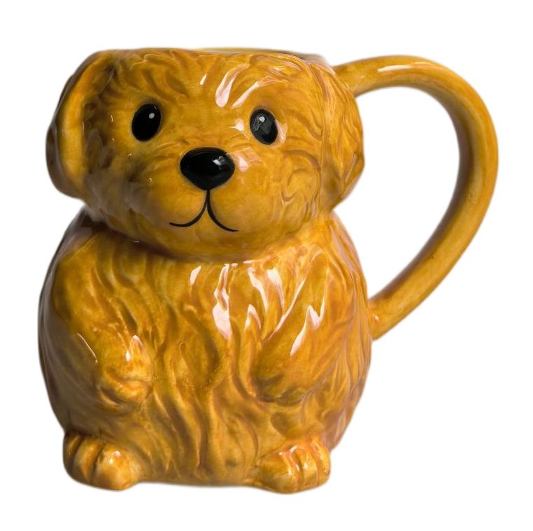 Urban Products Dog Mug Brown 10cm