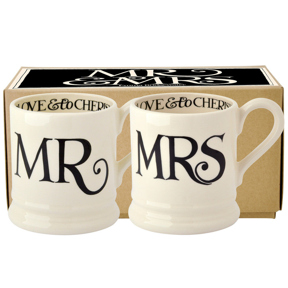 
                  
                    Mr and Mrs 1/2 Pint Mugs (set of 2)
                  
                