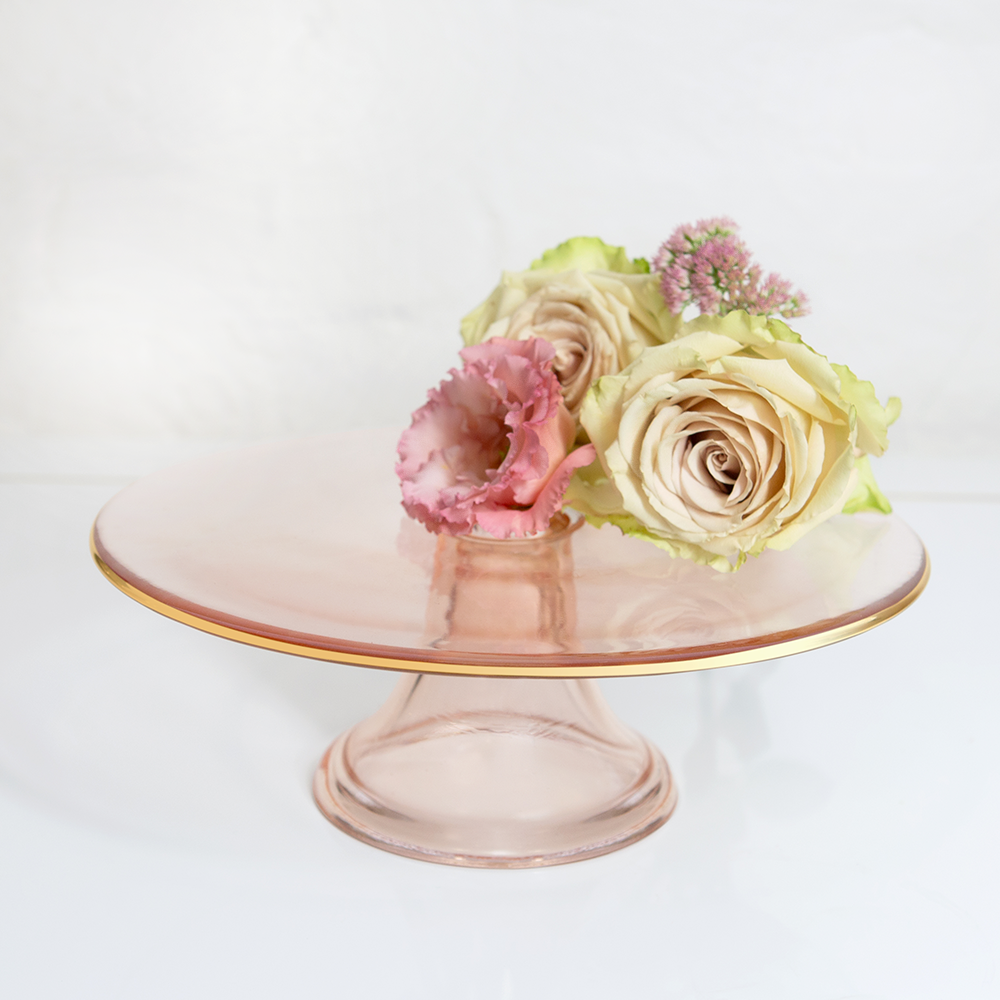 
                  
                    Cristina Re Rose Glass Cake Stand
                  
                