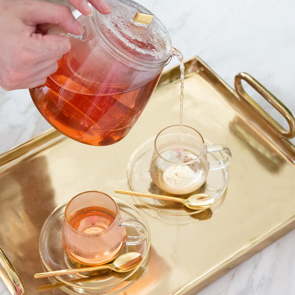 
                  
                    Cristina Re Estelle Glass Teacup & Saucer Set of 2
                  
                