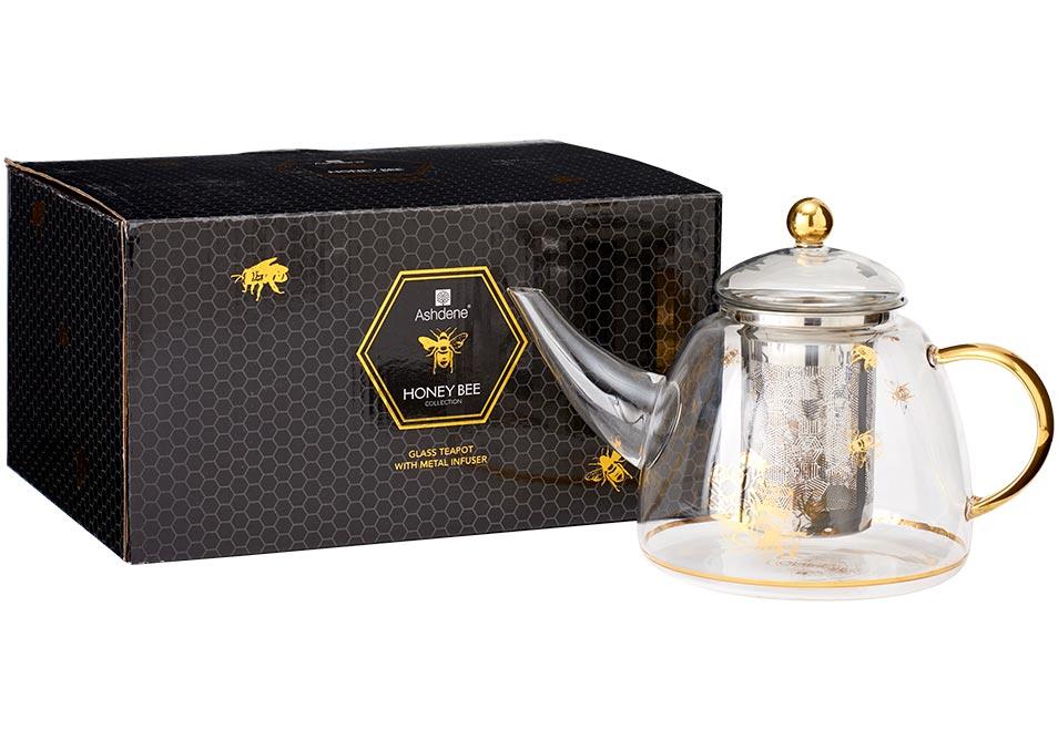 
                  
                    Ashdene Honey Bee Glass Teapot
                  
                