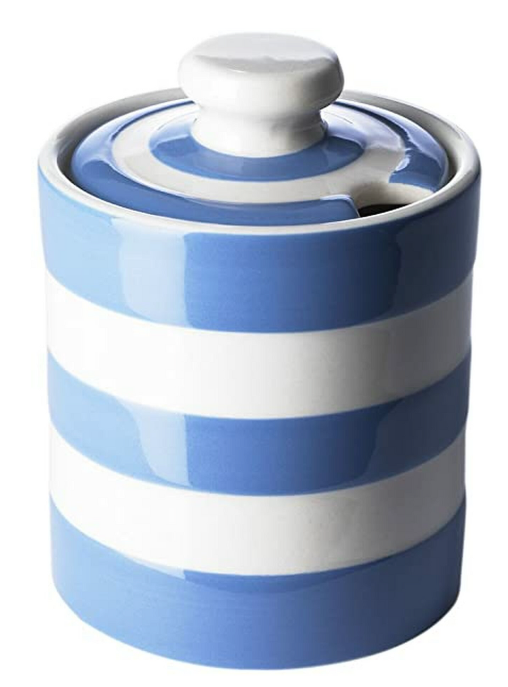 Cornishware Blue Honey Jar