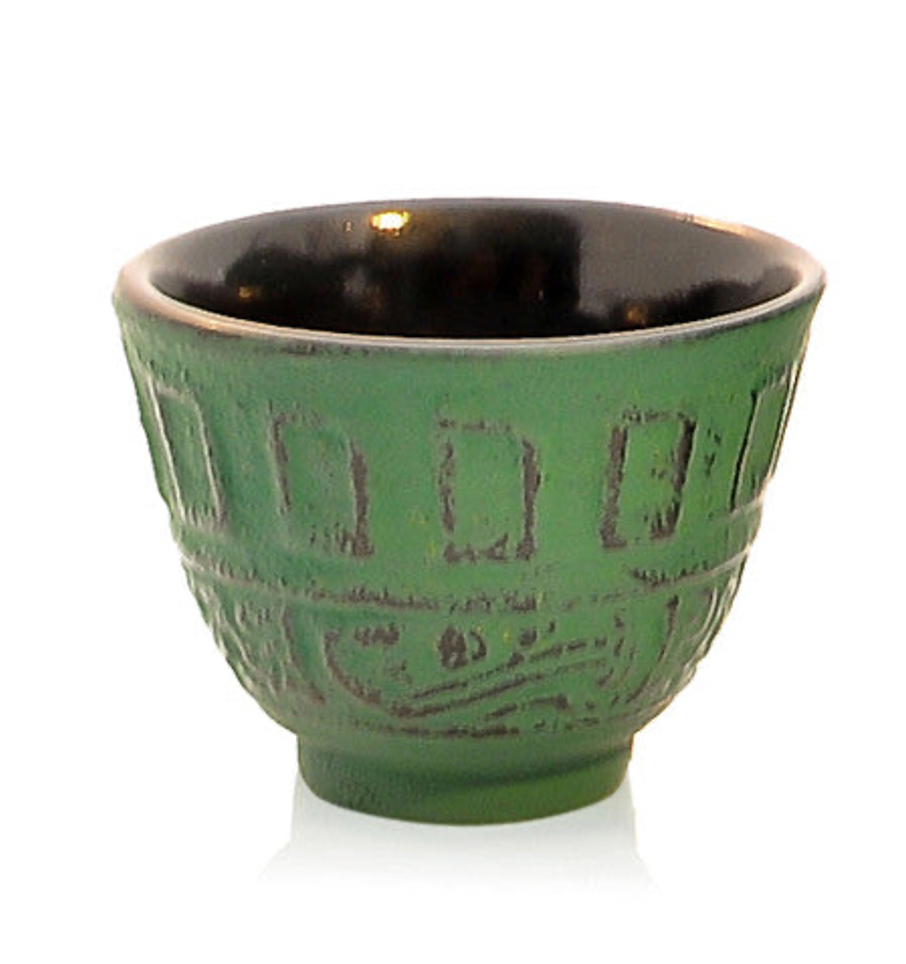 Reflection Green Cast Iron Cup