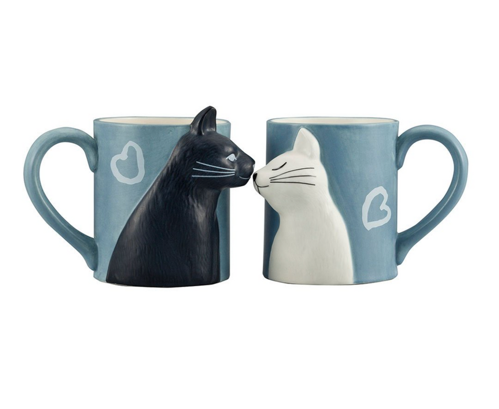 Kitty Kiss Pair Mugs