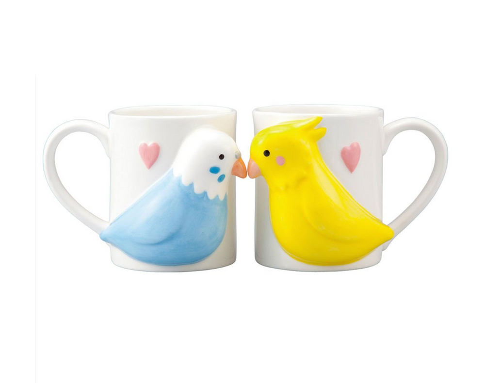 Love Birds Pair Mugs