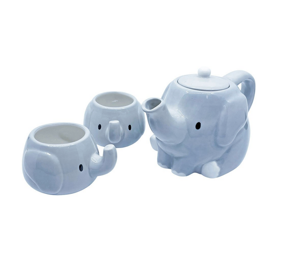Elephant Family Tea Set