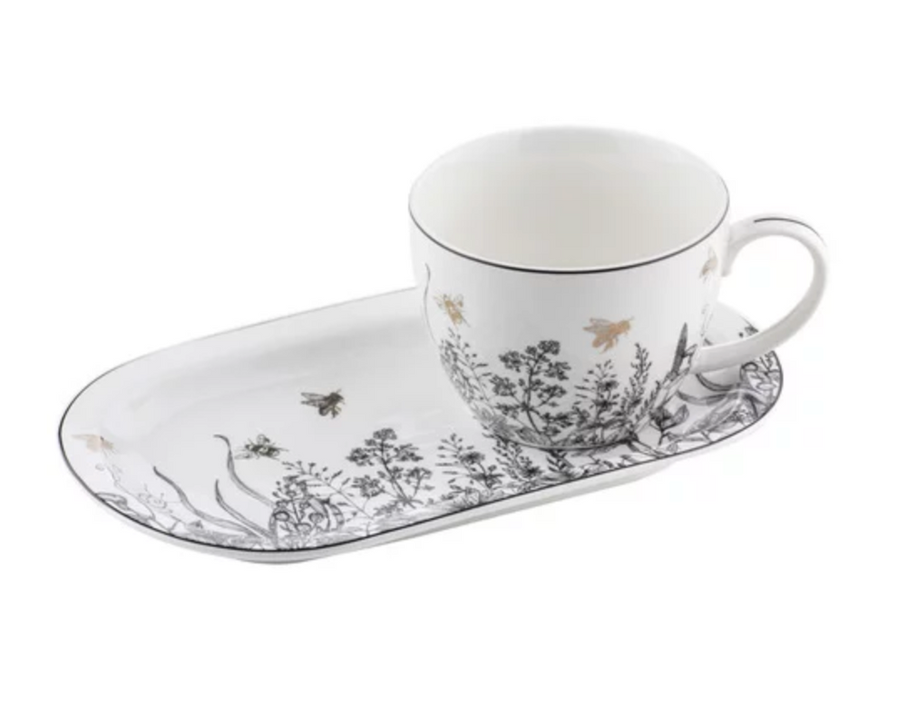 Ashdene 'Queen Bee' Mug & Plate Set