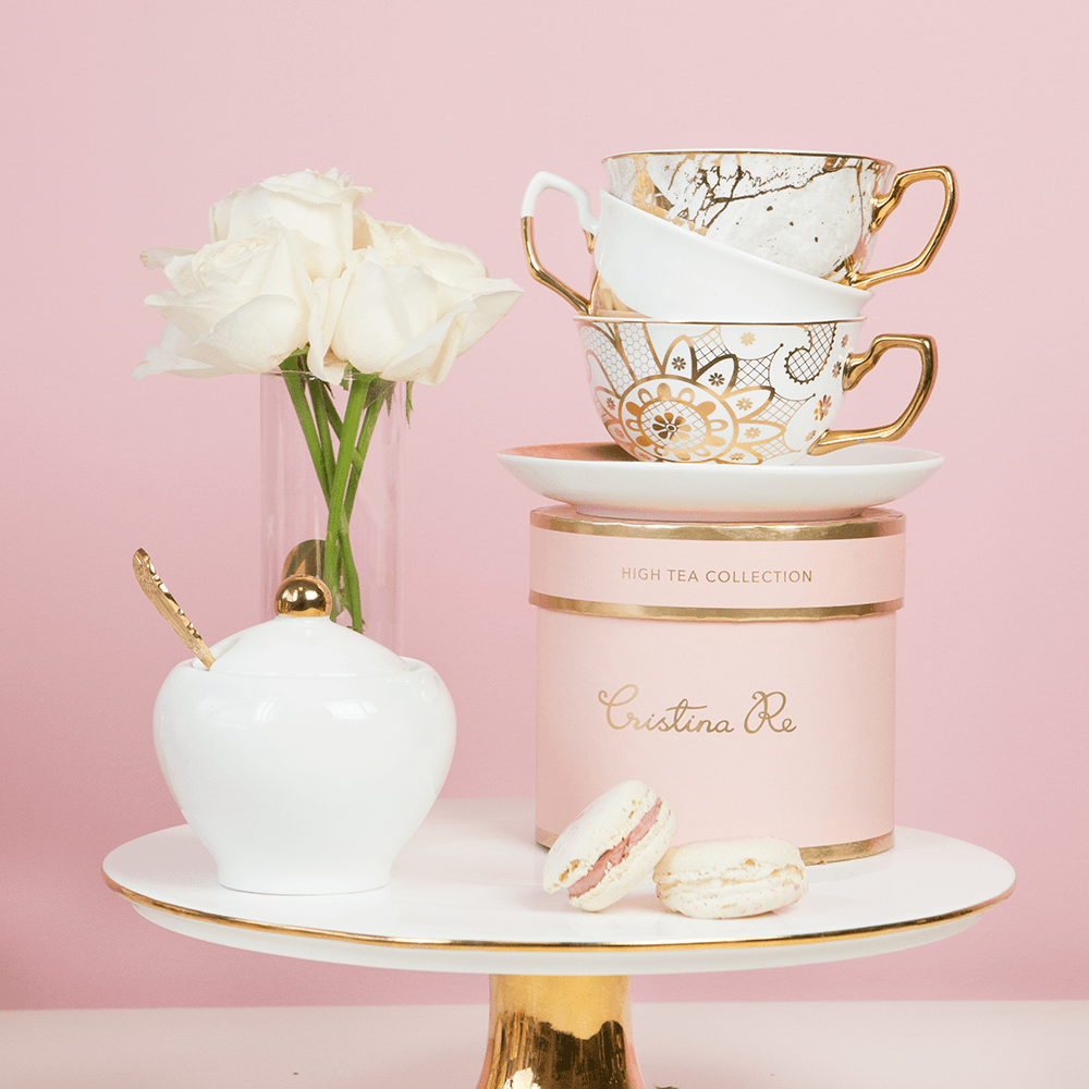 Cristina Re Signature Sugar Bowl and Creamer Ivory – The Berry